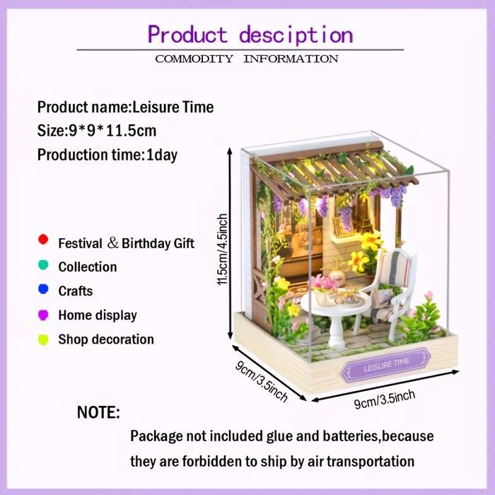 Building Toy Architectural Model Toy Set Style Coffee Time