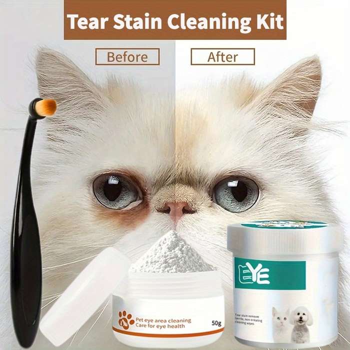 Pet supplies Quantity Pet Tear Stain Cleaner Two    Piece Set