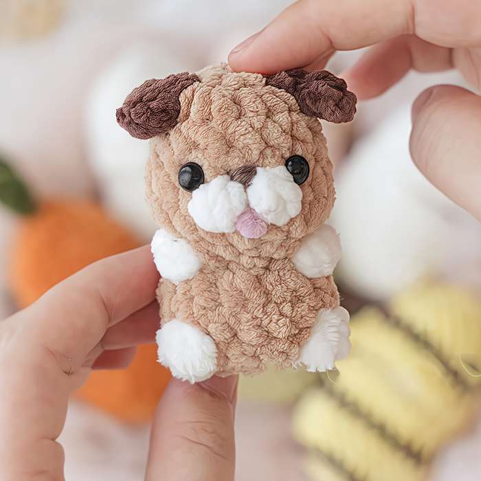 Toy Dolls Items Adorable Hatching Animal  7 Piece Set  Crochet Kit