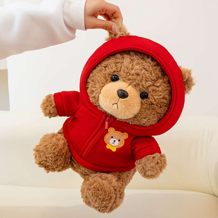 Toy Doll Items Gray Sweater Bear