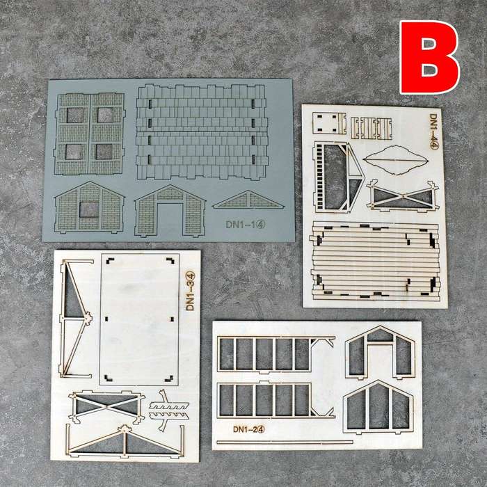 Building Toy Architectural Model Toy Set Model Type A