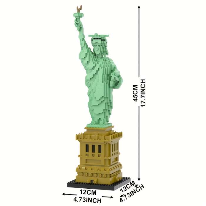 Building Toy Architectural Model Toy Set Items Statue Of Liberty 2536Pcs