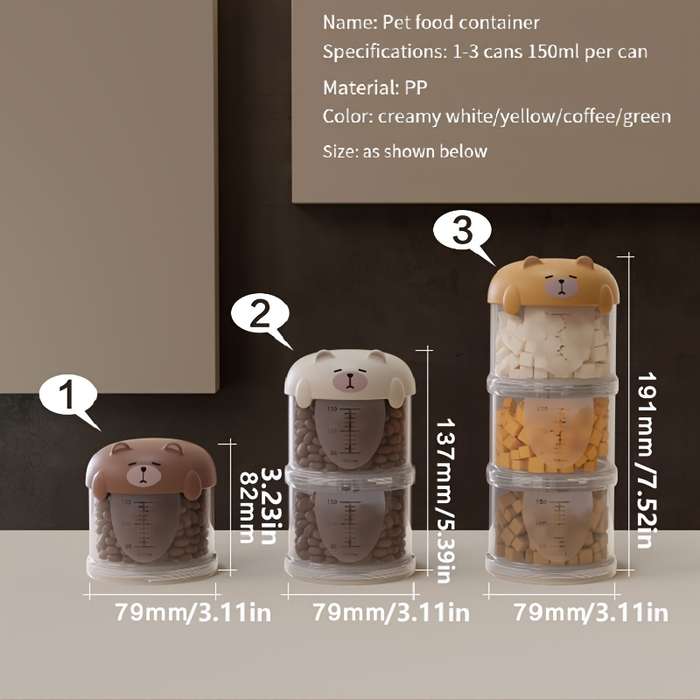 Pet Supplies Color Coffee Color 3 Cans