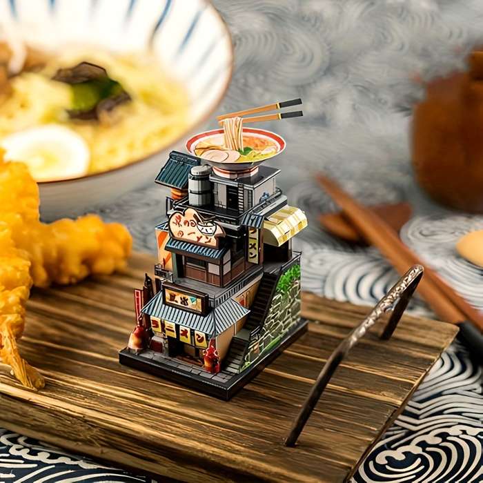 Building Toy Architectural Model Toy Set Items Hot Pot Restaurant