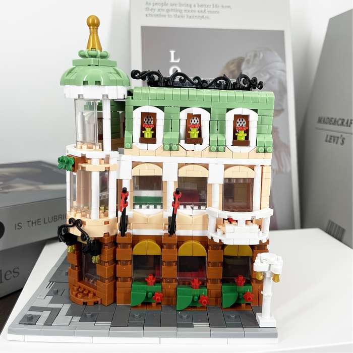 Building Toy Architectural Model Toy Set Style 1928 Pcs Apartment