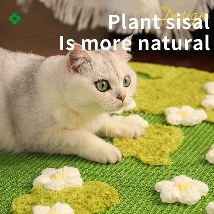 Pet Supplies Color Flowery Sisal Carpet