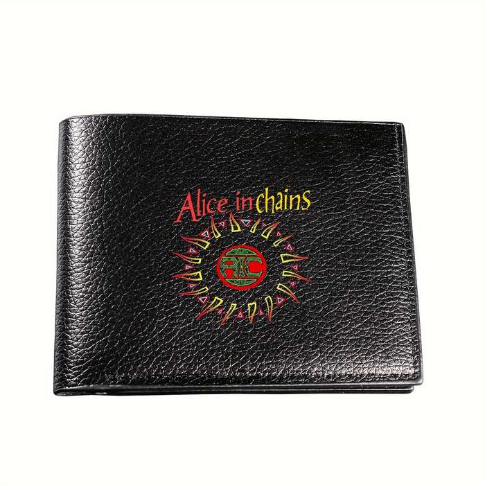 1pc Men's Faux Leather Simple Style Wallet Multifunctional Short Bifold Coin Purse with Card H