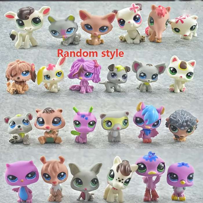 Toy Dolls color Polychrome Style 4pcs Mix