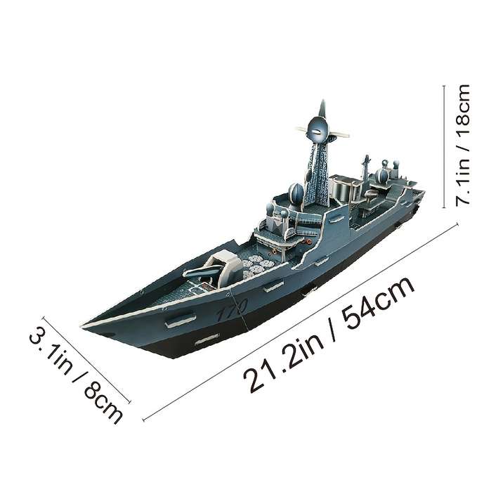 3D Jigsaw Puzzle Model Ship Style Aircraft Carrier