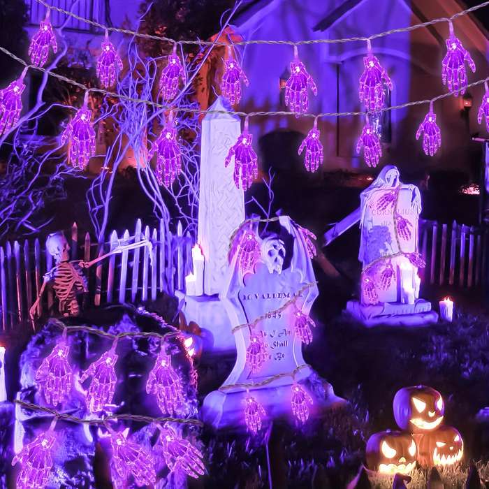Halloween Decorations Color Green Light Quantity 20 Leds