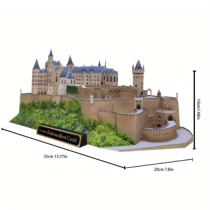 Building Toy Architectural Model Toy Set Model Hohenzollern Material Pack