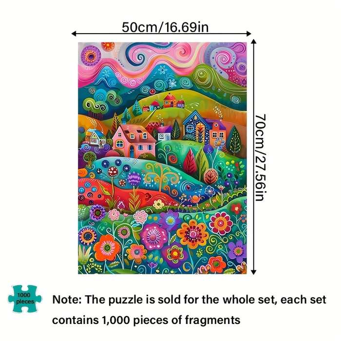 1000 Piece Paper Jigsaw Puzzle For Adults