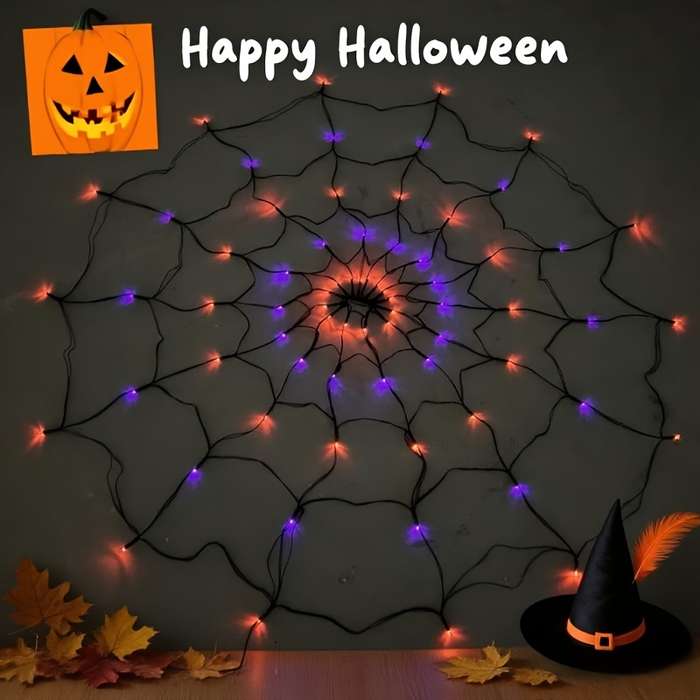 Halloween Decorations Color Purple Orange