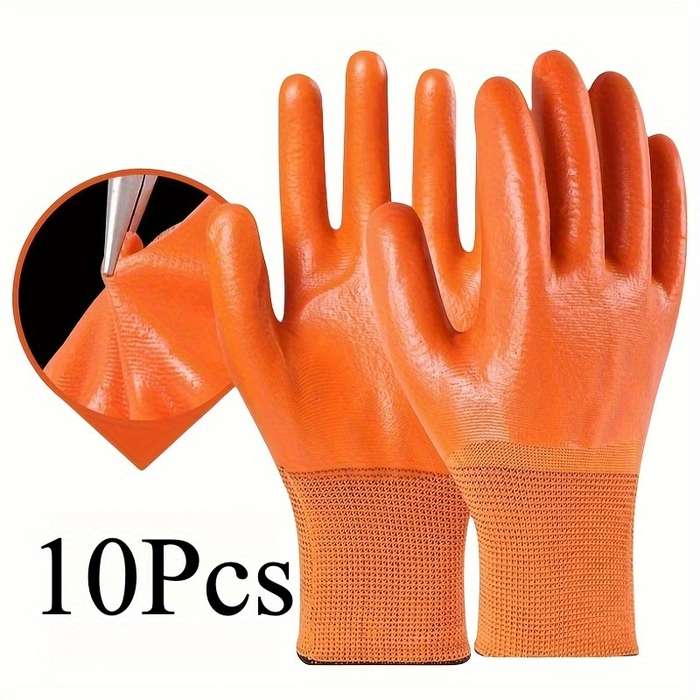 Work Gloves Composition Pack Of 10