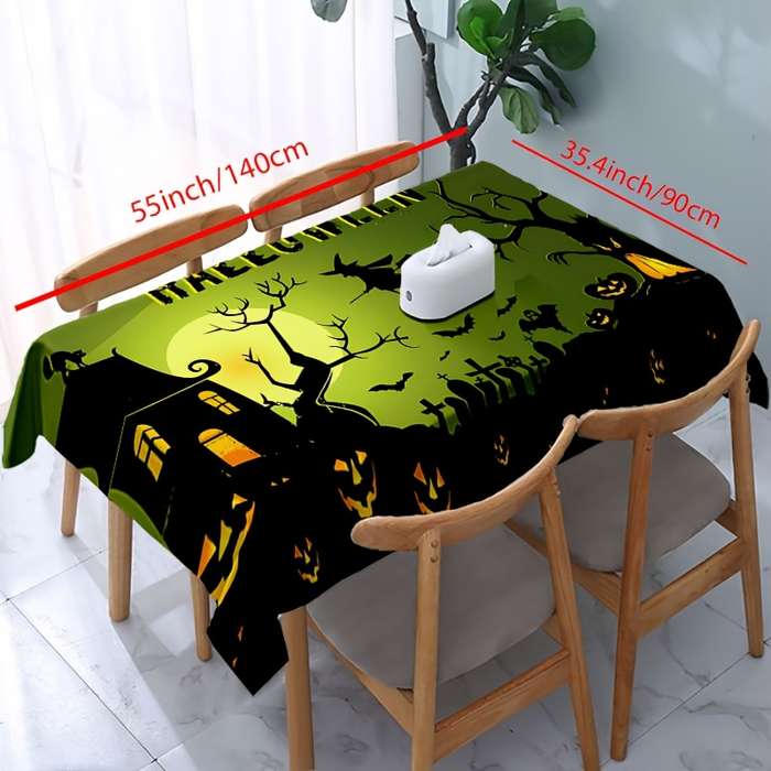 Halloween tablecloth decoration size 90x140cm or 35.4x55inch