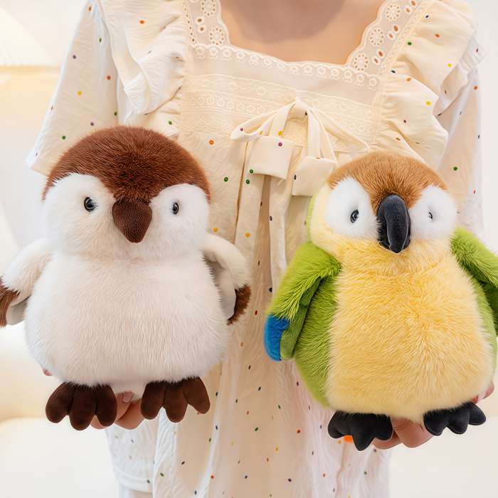 Toy Dolls Items Parrot Green with Tree Hole