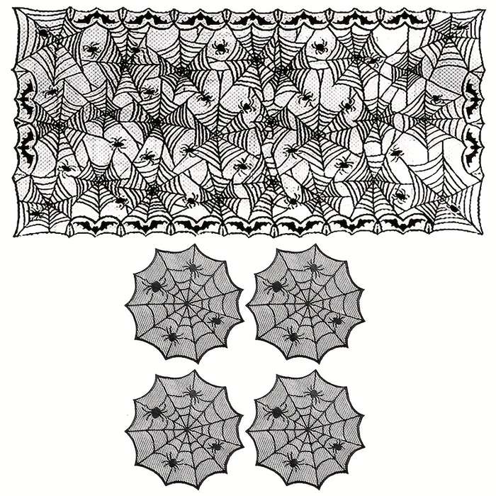 Halloween tablecloth decoration Quantity 5pcs or set