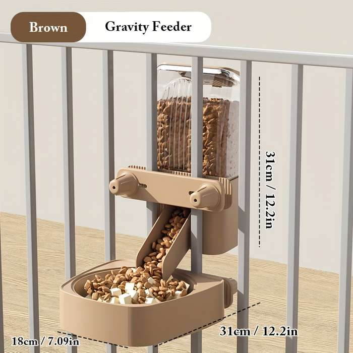 Pet supplies color grey Items Feeder  without stainless steel bowl