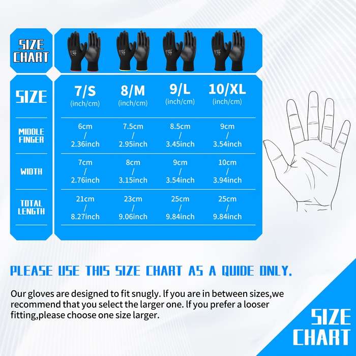 Work Gloves Size Xl Quantity 24 Pieces