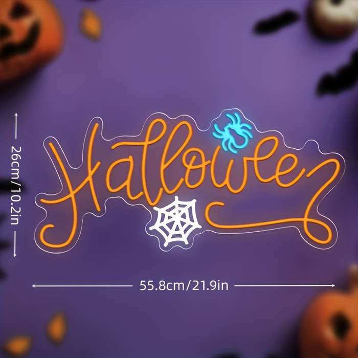 Halloween Decorations Style Neon Lights