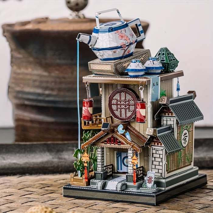 Building Toy Architectural Model Toy Set Items Hot Pot Restaurant