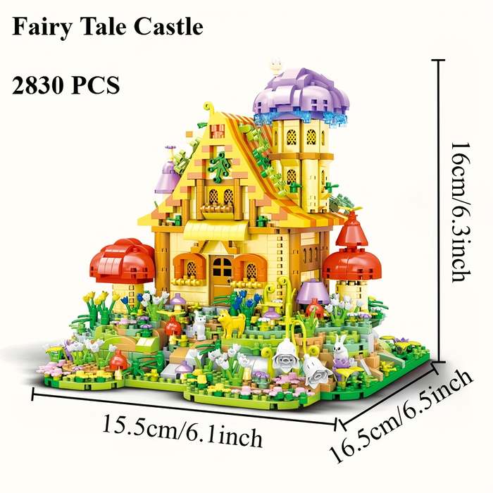 Building Toy Architectural Model Toy Set Model 2830 Piece Fairy Tale Castle
