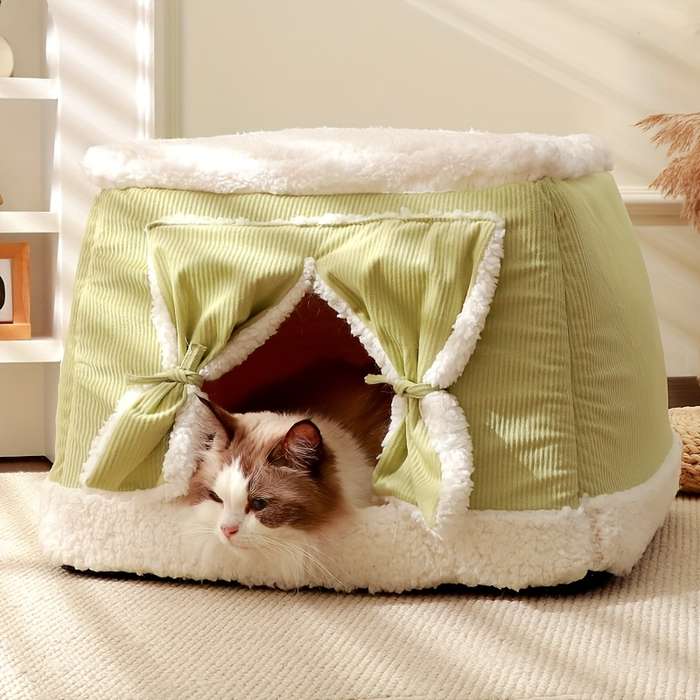 Pet supplies color Flat    top green size M
