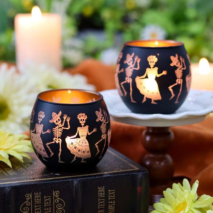 Halloween Decorations Style Vibrant Dancing Skeleton