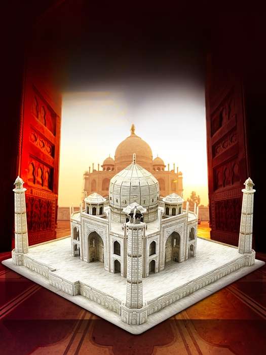Building Toy Architectural Model Toy Set Items Taj Mahal