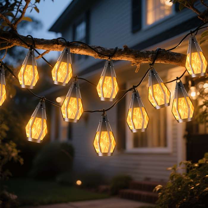 Halloween Decorations Items Flame   Warm Light   10M 393Inch 15Led
