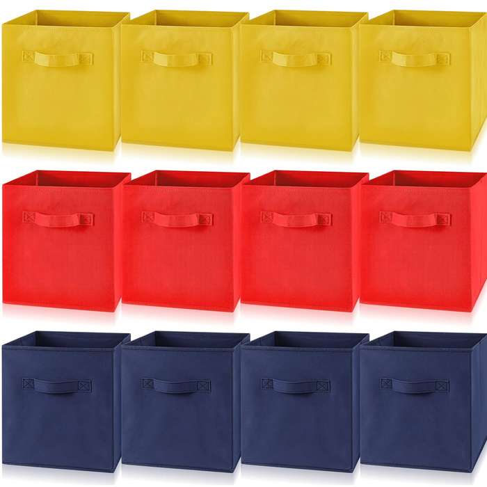 Storage And Organizationquantity 12Pcs  Red Add Blue Add Orange Add Yellow Add Purple Add Green
