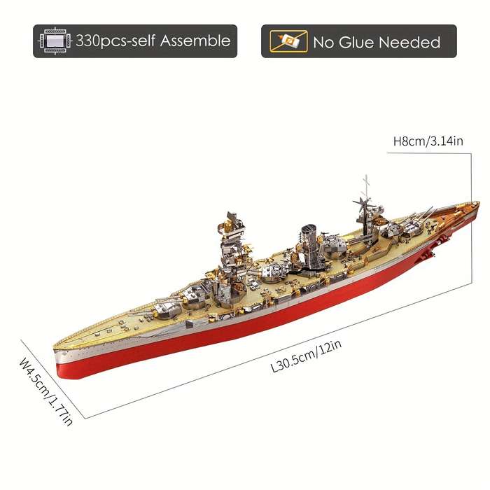 3D Jigsaw Puzzle Model Ship Items Battleship