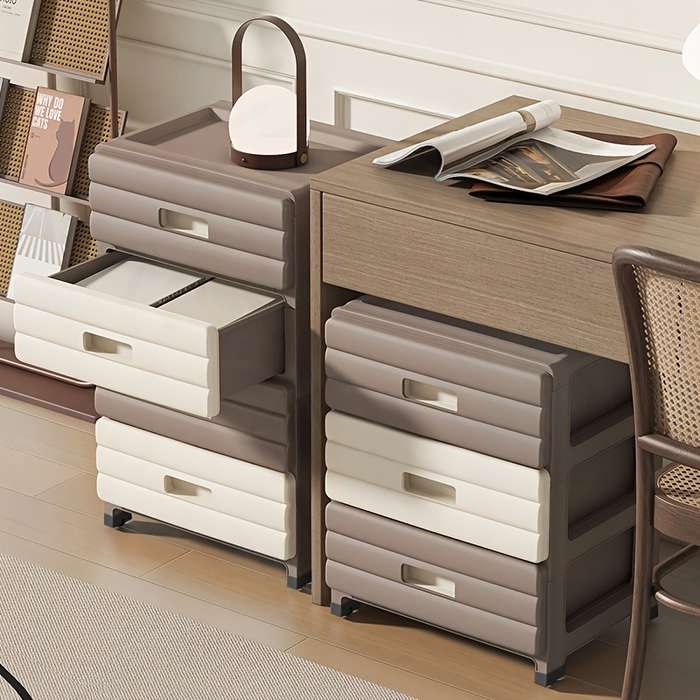 Storage And Organizationcolor Grey White Items 3 Layer