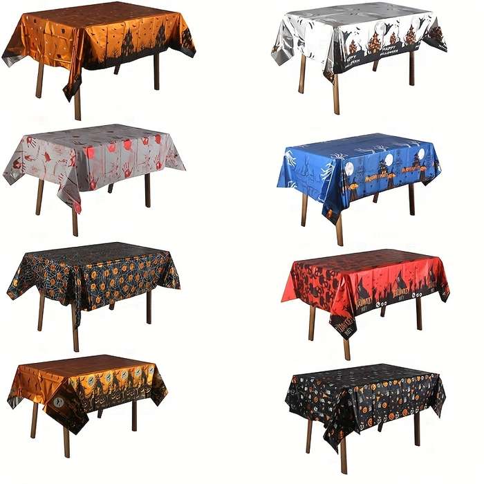 Halloween tablecloth decoration Style Skeleton