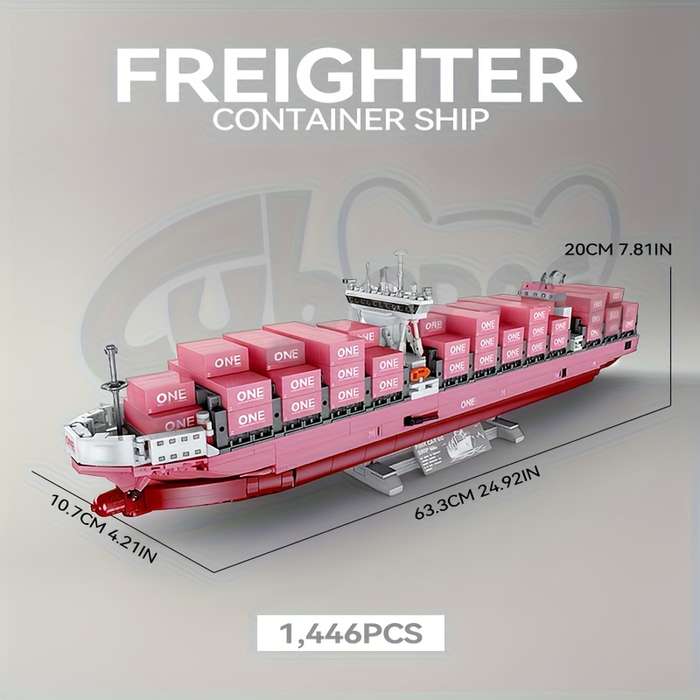 3D Jigsaw Puzzle Model Ship Model Container Ship