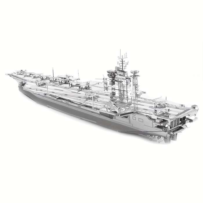 3D Jigsaw Puzzle Model Ship Items Silver Aircraft Carrier