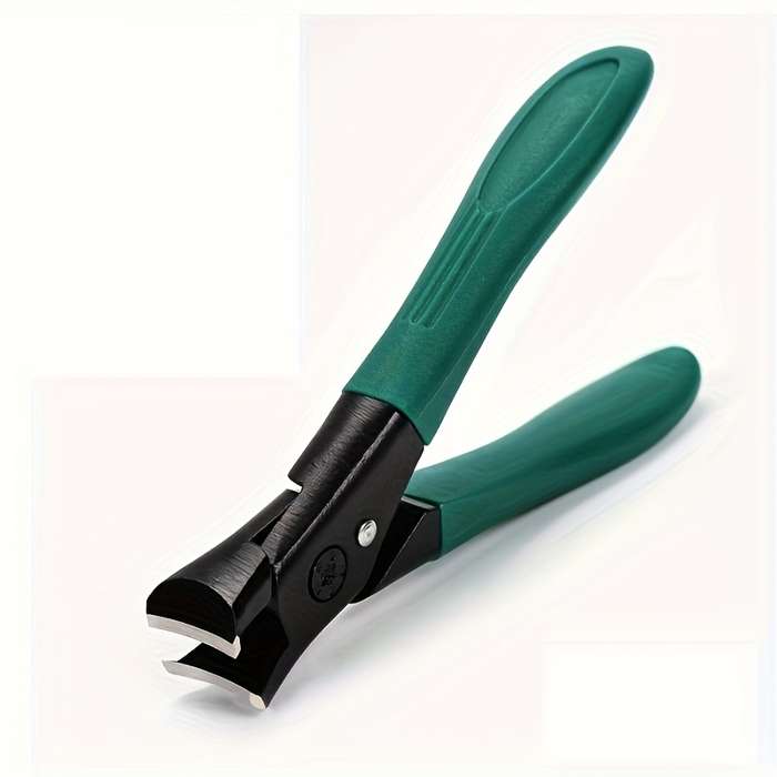 1pc Heavy-Duty Nail Clipper with Protective Cover C Ergonomic Grip Stainless Steel Blade for T