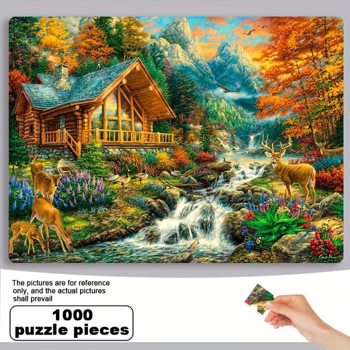 1000pcs Puzzle 50x70cm 19.7x27.6 inch DIY Fun Home Living Room Office Decoration