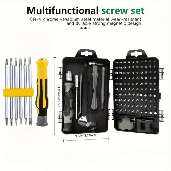 Screwdriver Bit Tool Set Color 6Pcs Set Colorful