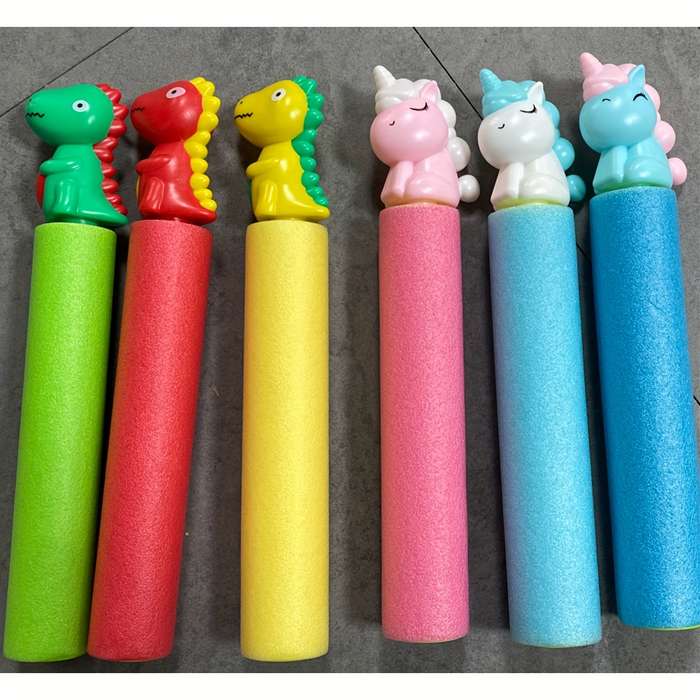 Toy Guns Quantity 6Pcs Dinosaurs And Unicorns