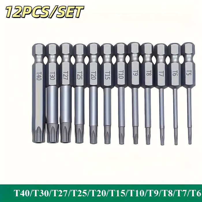 Screwdriver Bit Tool Set Size 100Mm 11Pcs Set