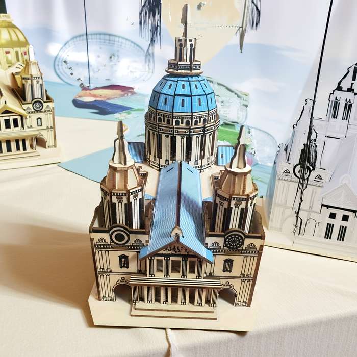 Building Toy Architectural Model Toy Set Items 3D Building Model Jigsaw Puzzle