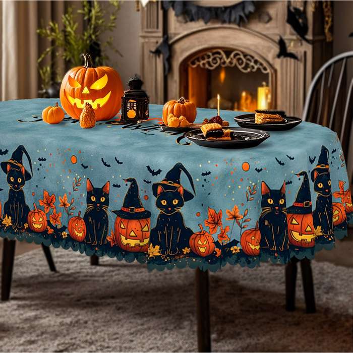 Halloween tablecloth decoration size Round 152.4152.4cm