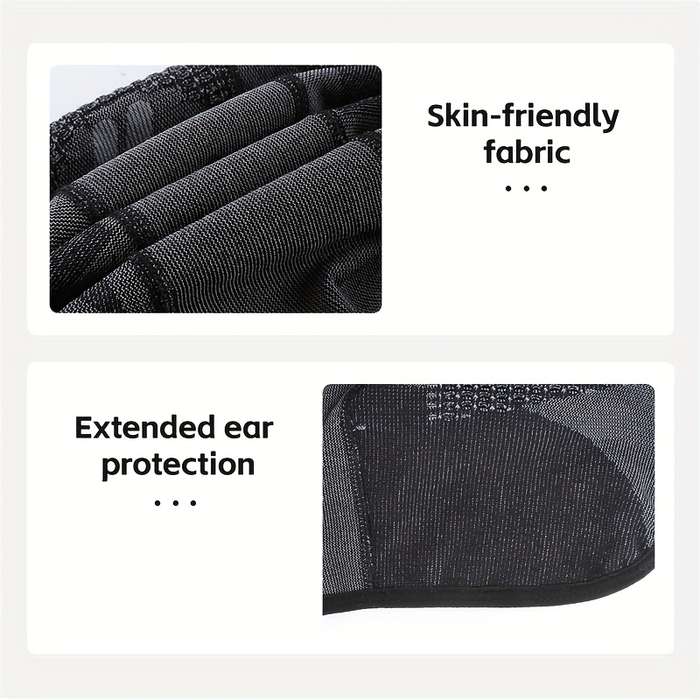 1pc WEST BIKING Men's Breathable Mesh Skull Cap with Ear Flaps Cooling Helmet Liner for Cycling