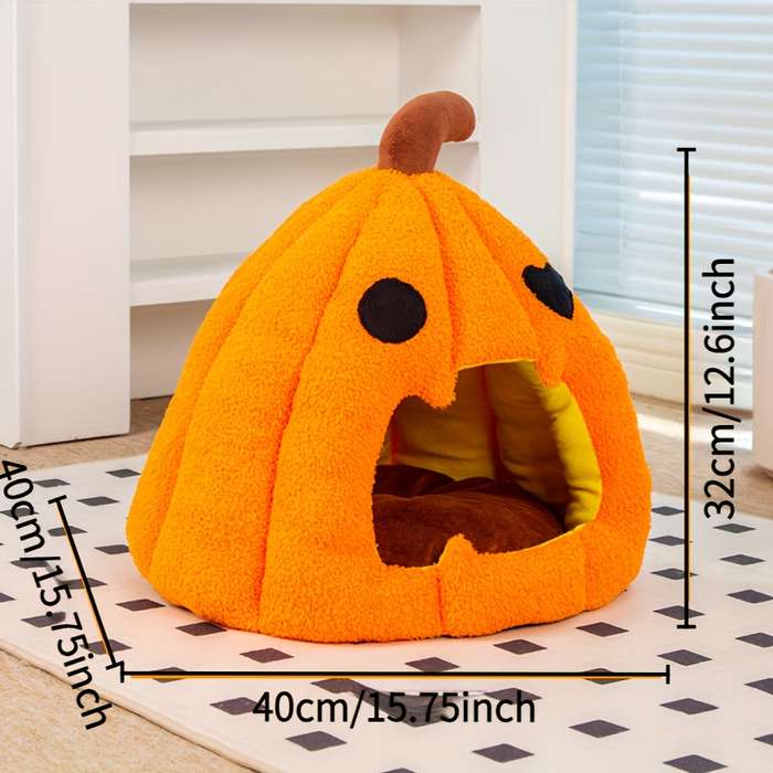 Pet supplies color Halloween Pumpkin Nest size 40x 40