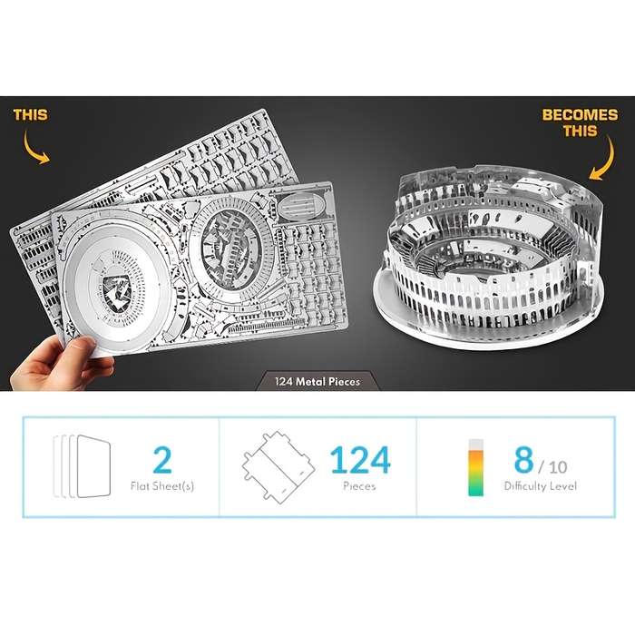 Building Toy Architectural Model Toy Set Model Colosseum