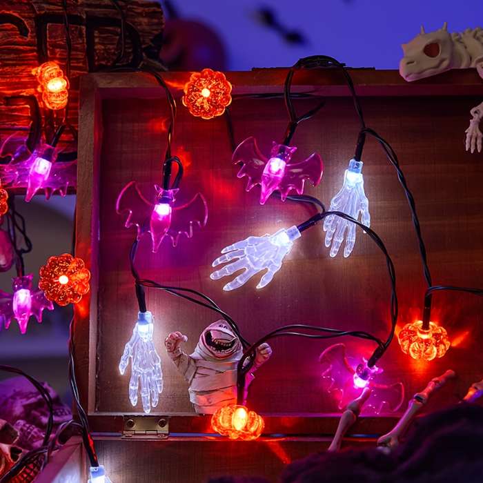 Halloween Decorations Model 400Cm 157.48In 21Led Style Big Ghost Pumpkin Bat