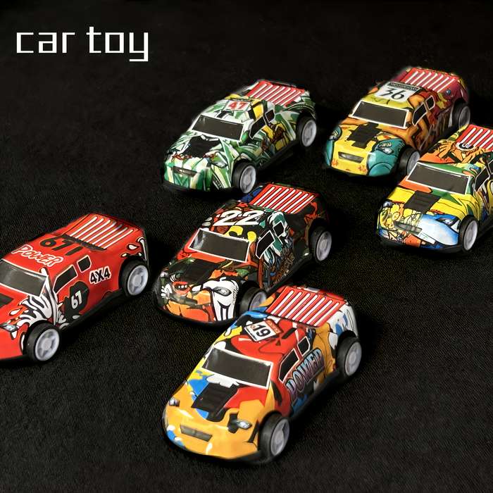 Storage And Organizationcolor 50Pcs Model Cars With Large Storage Box
