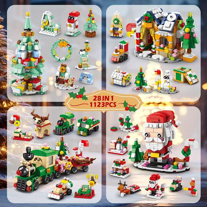 Building Toy Architectural Model Toy Set Style Building Blocks 5