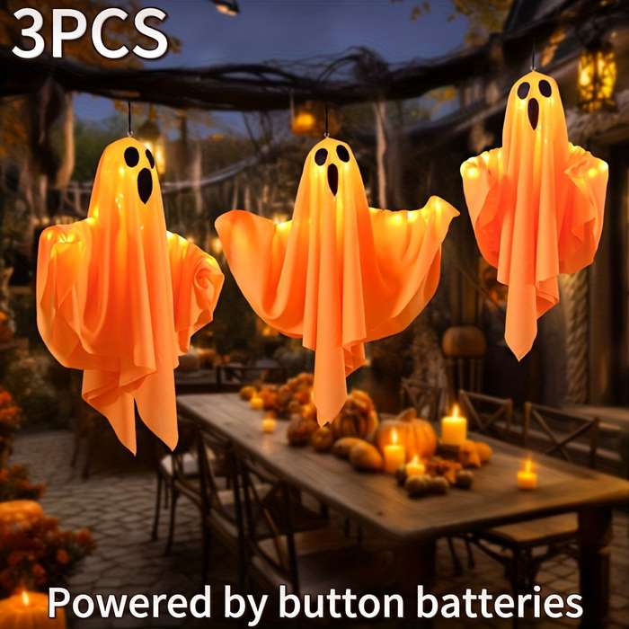 Halloween Decorations Color White Quantity 3Pcs